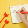 Korean stationery ZF2229 Cute crab silicone gel pen Cartoon cute pet Little crab Swing quick-drying pen details Picture